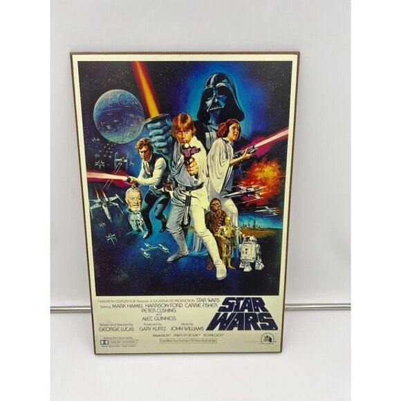 Other - Home Accents Star Wars Movie Poster Wood Sign 19" x 13" Print